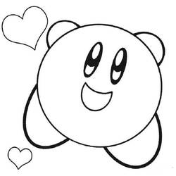 Coloriage Kirby (Jeux Vidéos) #177655 à imprimer et colorier