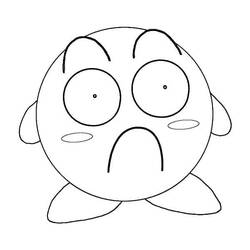 Coloriage Kirby (Jeux Vidéos) #177663 à imprimer et colorier