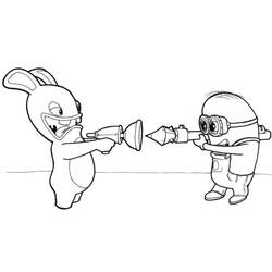 Dessin à colorier: Lapins Crétins (Jeux Vidéos) #199049 - Coloriages à Imprimer Gratuits
