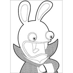 Dessin à colorier: Lapins Crétins (Jeux Vidéos) #199050 - Coloriages à Imprimer Gratuits