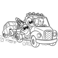 Dessin à colorier: Lapins Crétins (Jeux Vidéos) #199069 - Coloriages à Imprimer Gratuits