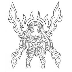 Dessin à colorier: League of Legends (Jeux Vidéos) #173664 - Coloriages à Imprimer Gratuits