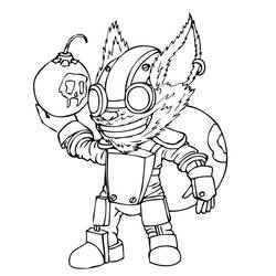 Dessin à colorier: League of Legends (Jeux Vidéos) #173672 - Coloriages à Imprimer Gratuits