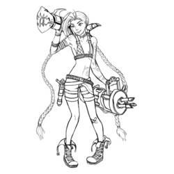 Dessin à colorier: League of Legends (Jeux Vidéos) #173673 - Coloriages à Imprimer Gratuits