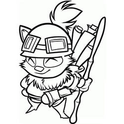 Dessin à colorier: League of Legends (Jeux Vidéos) #173704 - Coloriages à Imprimer Gratuits