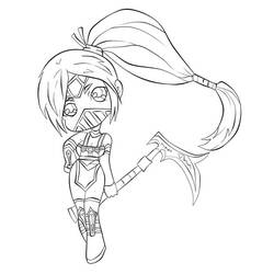 Dessin à colorier: League of Legends (Jeux Vidéos) #173715 - Coloriages à Imprimer Gratuits