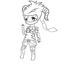 Dessin à colorier: League of Legends (Jeux Vidéos) #173724 - Coloriages à Imprimer Gratuits