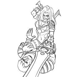 Dessin à colorier: League of Legends (Jeux Vidéos) #173734 - Coloriages à Imprimer Gratuits