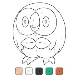 Coloriage Magique Pokemon (Jeux Vidéos) #201811 à imprimer et colorier