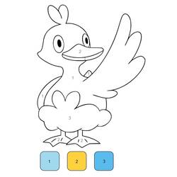 Coloriage Magique Pokemon (Jeux Vidéos) #201813 à imprimer et colorier