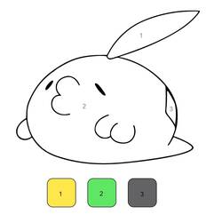 Coloriage Magique Pokemon (Jeux Vidéos) #201814 à imprimer et colorier