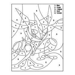 Coloriage Magique Pokemon (Jeux Vidéos) #201821 à imprimer et colorier