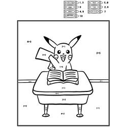 Coloriage Magique Pokemon (Jeux Vidéos) #201828 à imprimer et colorier