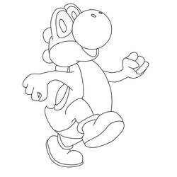 Dessin à colorier: Mario (Jeux Vidéos) #172111 - Coloriages à Imprimer Gratuits