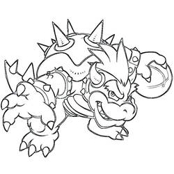 Dessin à colorier: Mario (Jeux Vidéos) #172127 - Coloriages à Imprimer Gratuits