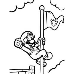 Dessin à colorier: Mario (Jeux Vidéos) #172141 - Coloriages à Imprimer Gratuits