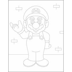 Dessin à colorier: Mario (Jeux Vidéos) #172144 - Coloriages à Imprimer Gratuits