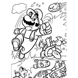 Dessin à colorier: Mario (Jeux Vidéos) #172146 - Coloriages à Imprimer Gratuits