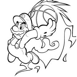 Dessin à colorier: Mario (Jeux Vidéos) #172148 - Coloriages à Imprimer Gratuits