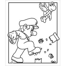 Dessin à colorier: Mario (Jeux Vidéos) #172154 - Coloriages à Imprimer Gratuits