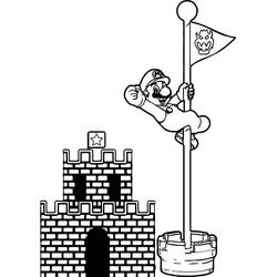 Dessin à colorier: Mario (Jeux Vidéos) #172159 - Coloriages à Imprimer Gratuits