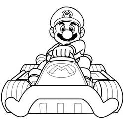Dessin à colorier: Mario (Jeux Vidéos) #172163 - Coloriages à Imprimer Gratuits
