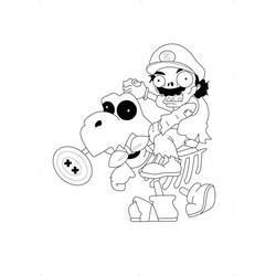 Dessin à colorier: Mario (Jeux Vidéos) #172168 - Coloriages à Imprimer Gratuits