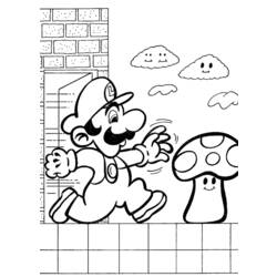 Dessin à colorier: Mario Bros (Jeux Vidéos) #112480 - Coloriages à Imprimer Gratuits