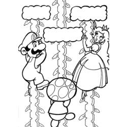 Dessin à colorier: Mario Bros (Jeux Vidéos) #112499 - Coloriages à Imprimer Gratuits