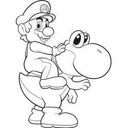 Dessin à colorier: Mario Bros (Jeux Vidéos) #112541 - Coloriages à Imprimer Gratuits
