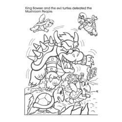 Dessin à colorier: Mario Bros (Jeux Vidéos) #112568 - Coloriages à Imprimer Gratuits