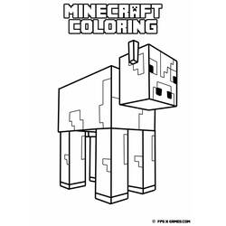 Dessin à colorier: Minecraft (Jeux Vidéos) #113782 - Coloriages à imprimer