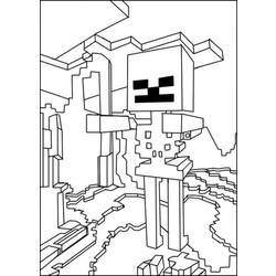 Dessin à colorier: Minecraft (Jeux Vidéos) #113792 - Coloriages à Imprimer Gratuits