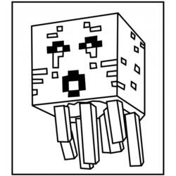 Dessin à colorier: Minecraft (Jeux Vidéos) #113810 - Coloriages à imprimer