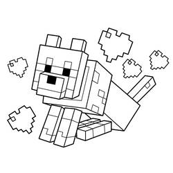 Dessin à colorier: Minecraft (Jeux Vidéos) #113813 - Coloriages à imprimer