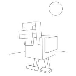 Coloriage Minecraft (Jeux Vidéos) #171125 à imprimer et colorier