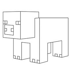 Dessin à colorier: Minecraft (Jeux Vidéos) #171127 - Coloriages à Imprimer Gratuits