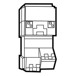 Dessin à colorier: Minecraft (Jeux Vidéos) #171137 - Coloriages à Imprimer Gratuits