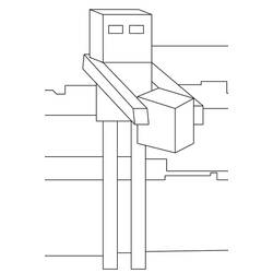 Dessin à colorier: Minecraft (Jeux Vidéos) #171144 - Coloriages à Imprimer Gratuits