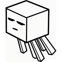 Dessin à colorier: Minecraft (Jeux Vidéos) #171148 - Coloriages à Imprimer Gratuits