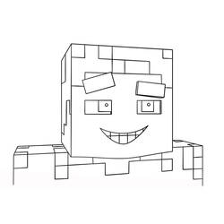 Dessin à colorier: Minecraft (Jeux Vidéos) #171152 - Coloriages à Imprimer Gratuits