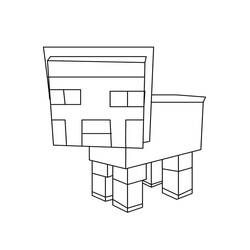 Dessin à colorier: Minecraft (Jeux Vidéos) #171159 - Coloriages à Imprimer Gratuits