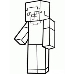 Dessin à colorier: Minecraft (Jeux Vidéos) #171167 - Coloriages à Imprimer Gratuits