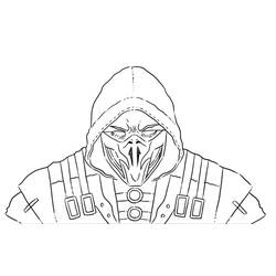 Dessin à colorier: Mortal Kombat (Jeux Vidéos) #207891 - Coloriages à Imprimer Gratuits