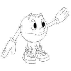 Coloriage Pac-man (Jeux Vidéos) #207771 à imprimer et colorier