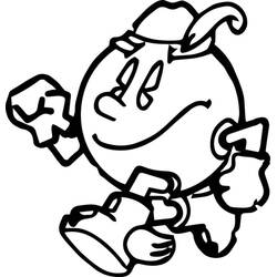 Coloriage Pac-man (Jeux Vidéos) #207782 à imprimer et colorier