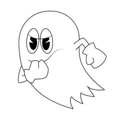 Coloriage Pac-man (Jeux Vidéos) #207792 à imprimer et colorier