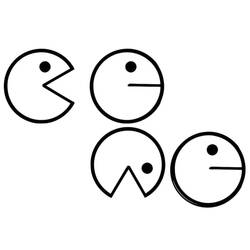 Coloriage Pac-man (Jeux Vidéos) #207804 à imprimer et colorier