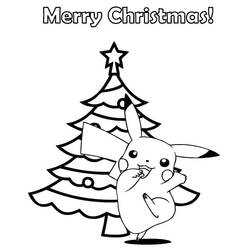 Dessin à colorier: Pikachu (Jeux Vidéos) #177223 - Coloriages à Imprimer Gratuits