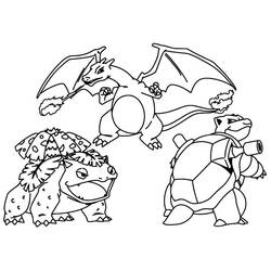 Coloriage Pokémon (Jeux Vidéos) #170752 à imprimer et colorier
